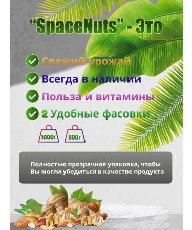 Space Nuts Cashew fried large selective 500g - Buy Online on GoSupps.com