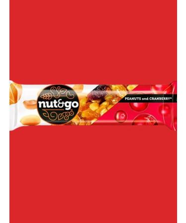 KDV Cereals nut and go with peanuts and cranberries 18 pcs - Buy Online on GoSupps.com