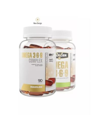 maxler Vitamins Omega 3 6 9 somplex 1000 mg capsule 90 pcs - Buy Online on GoSupps.com