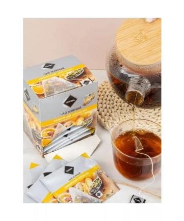 RIOBA Green ginger orange in bags 20 pcs. 2 g - Buy Online on GoSupps.com