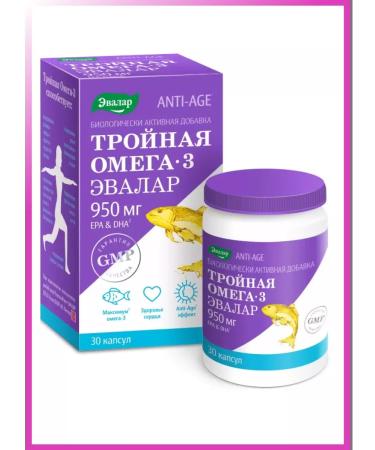 Evalar Anti-Age Troopriy omega-3 950 mg capsule No. 30