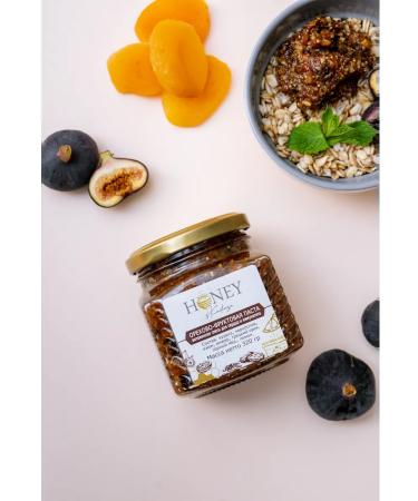 Honey from the Caucasus Walnut and fruity mixture with honey without sugar - Buy Online on GoSupps.com