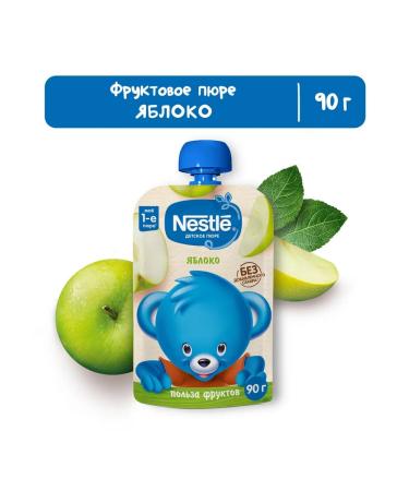 Nestle Apple puree from 4 months 90g 2 pcs - Buy Online on GoSupps.com