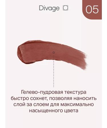 DIVAGE Lipstick for lips matte stubborn brown Matte Cloud 05 - Buy Online on GoSupps.com