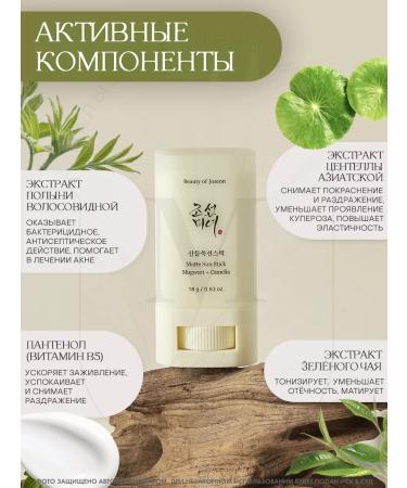 Beauty of Joseon Sunwall Style Matte Sun Stick Mugwort+Camelia 18g - Buy Online on GoSupps.com