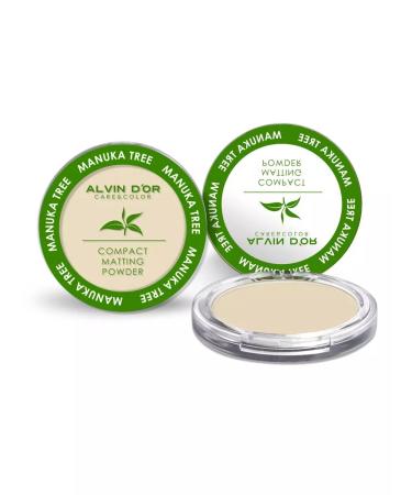 Alvin D'or Compact matting powder for the face tone 02 beige - Buy Online on GoSupps.com
