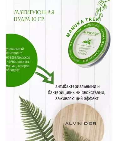 Alvin D'or Compact matting powder for the face tone 02 beige - Buy Online on GoSupps.com