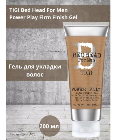 TIGI Strong fixation gel Bed Head for Men Power Play 200 ml - Buy Online on GoSupps.com