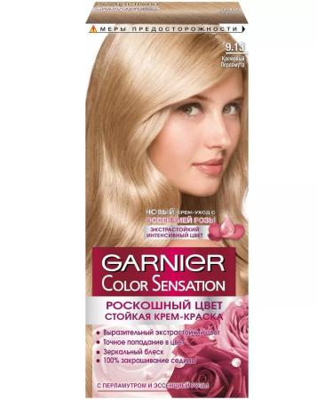 Garnier Color Sensation paint 9.13 Cream pearl - 2 pcs - Buy Online on GoSupps.com
