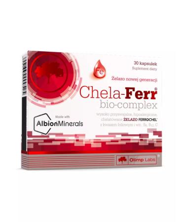 Olimp Labs Chela-Ferr Bio-Complex 365 mg HEALT Iron 30 Cap
