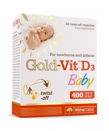 Olimp Labs Gold-Vit D3 Baby vitamin D3 60 capsules