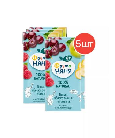 Frutonyanya Nectar multi -compound 6 months 0.2 l 5 pcs