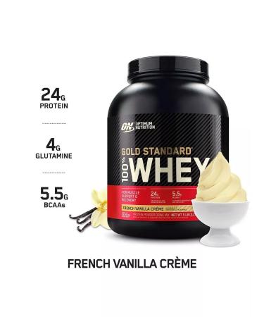 Optimum Nutrition Protein Whey French vanilla 2270 g - Buy Online on GoSupps.com