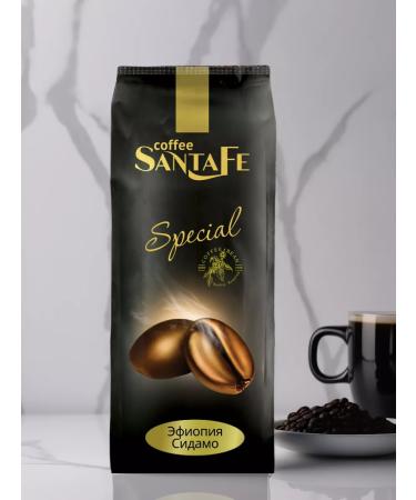 SANTAFE Ethiopia Ethiopia Plantation Grain Coffee 1kg - Buy Online on GoSupps.com