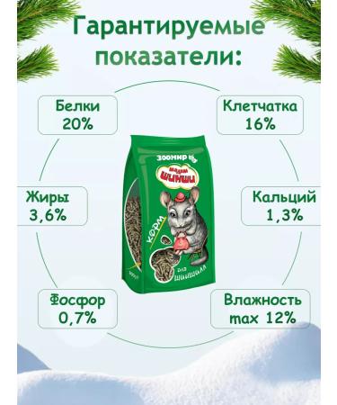 Zoomir Madame Shinchi feed for chinchilla 800 g - Buy Online on GoSupps.com