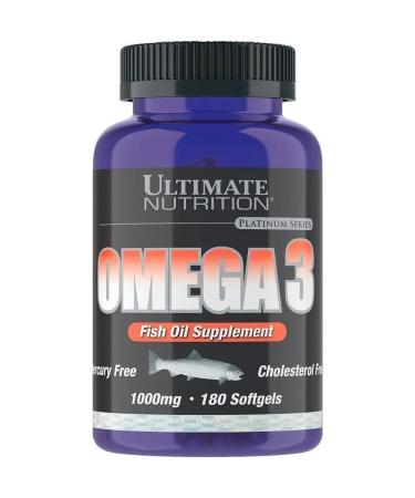 Ultimate Nutrition Fish oil omega 3 180 gelatin capsules