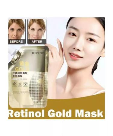 BM shop Anti -aging gold mask with retinol against wrinkles - Buy Online on GoSupps.com