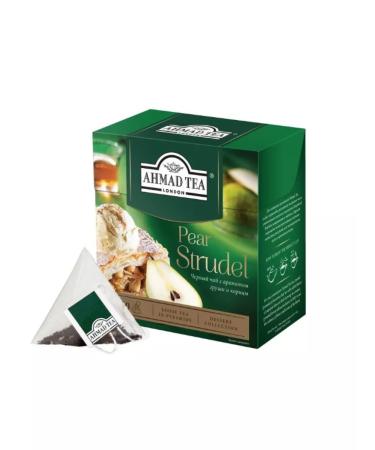 Ahmad Tea Black Pear Strudel tea with pear and cinnamon 2pcs for 20pir - Buy Online on GoSupps.com