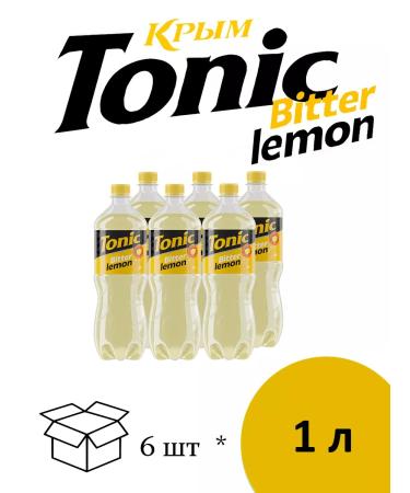JSC PBC Crimea Drink Gasized Crimea Tonic Bitter Lemon 1 L 6 pcs