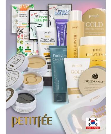 Petitfee A set of hydrogel face masks Korea 4pcs - Buy Online on GoSupps.com