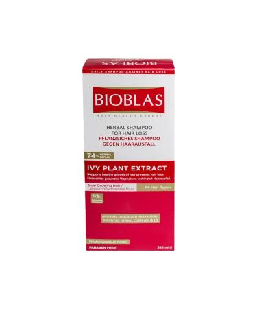 Bioblas Shampoo from loss and hair growth with ivy extract 360 ml - Buy Online on GoSupps.com