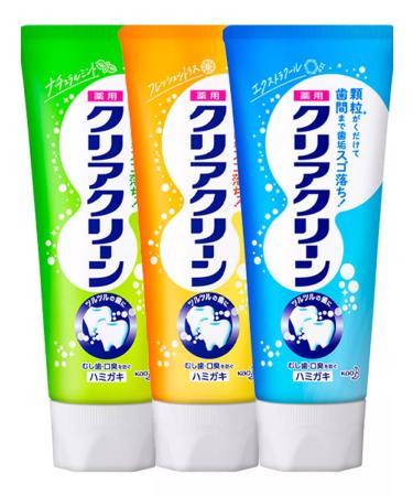 KAO Clear Clean Citrus Mint Cool 120g. 3 pieces - Buy Online on GoSupps.com