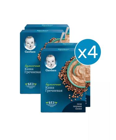 Gerber Sinless buckwheat porridge from 4 months 180g 4 pcs