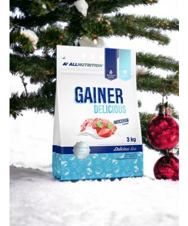 Fitnessland Gainer Delicious Heiner 3000 grams strawberries - Buy Online on GoSupps.com