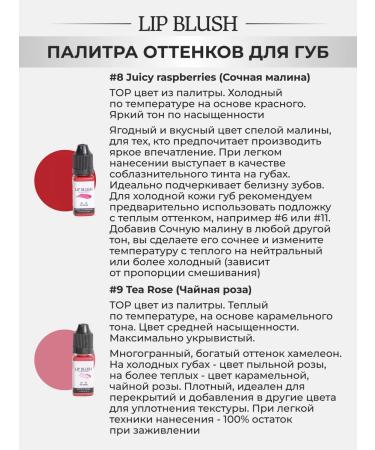 Lip Blush Set pigments for permanent lip makeup - Buy Online on GoSupps.com