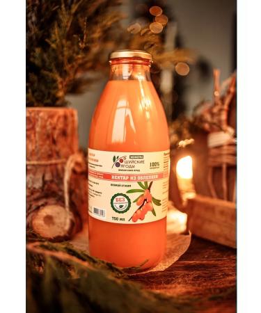 Shuya berries Nectar from sea buckthorn with flesh 750 ml