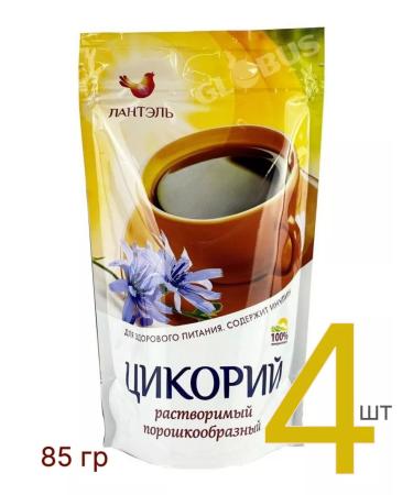 LANTEL Tsikoria soluble natural 85 g 4 pcs