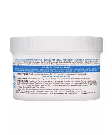 PALMER'S Healing cocoa oil with vitamin E 530 g - Buy Online on GoSupps.com