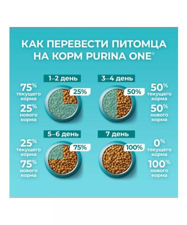 PURINA ONE Feed with a turkey for home cats 1.5 kg - Buy Online on GoSupps.com