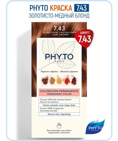 Pito paint 7.43 golden copper blond (phytosolba Phyto)