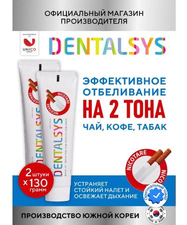 Dental Clinic 2080 Nicotare toothpasts set anti -bacon for smokers 2 pcs - Buy Online on GoSupps.com