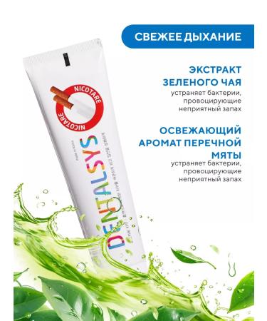 Dental Clinic 2080 Nicotare toothpasts set anti -bacon for smokers 2 pcs - Buy Online on GoSupps.com