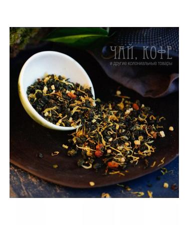 TD Tea Coffee Tea bright note of sea buckthorn oolun green leaf 100 g - Buy Online on GoSupps.com