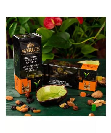NARGIS Tea in bags Black Indian elite 25pcs with a shortcut - Buy Online on GoSupps.com
