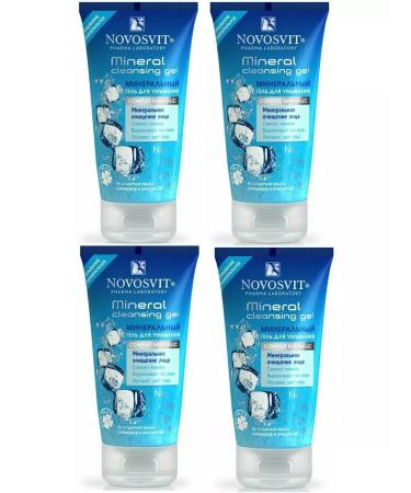 Novosvit Mineral washing gel 150 ml - 4pcs