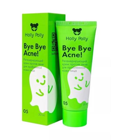 HOLLY POLLY Facial cream from acne matting moisturizer 50 ml - Buy Online on GoSupps.com