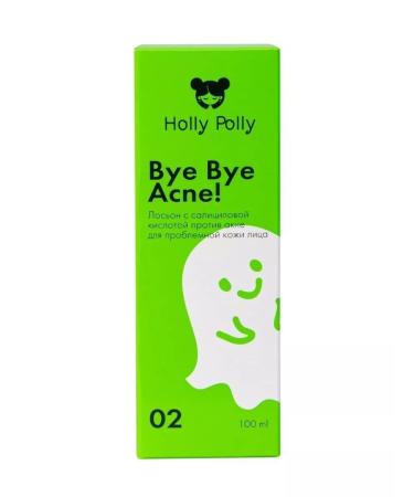 HOLLY POLLY Face tonic from acne salicylic 2% cleansing 100 ml - Buy Online on GoSupps.com