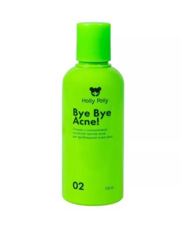 HOLLY POLLY Face tonic from acne salicylic 2% cleansing 100 ml - Buy Online on GoSupps.com