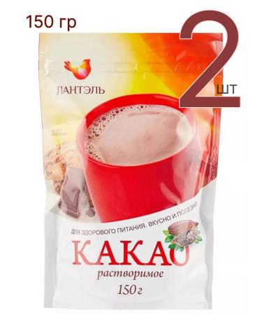 LANTEL Cocoa natural powder with sugar 150 g 2 pcs