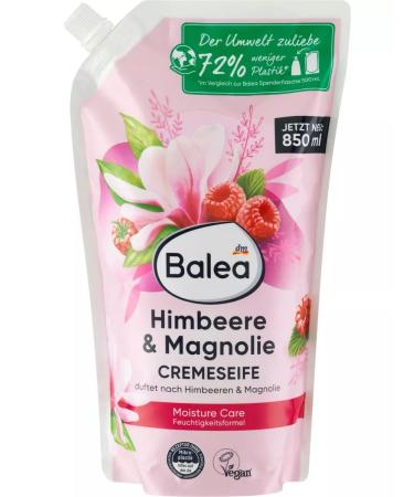 Balea Liquid soap Himbeeremagnolie 850 ml. - 2 pieces - Buy Online on GoSupps.com