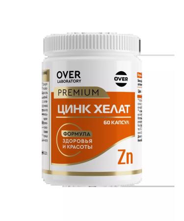 OVER Zinc Helat vitamins for women and men 60 capsules - Buy Online on GoSupps.com