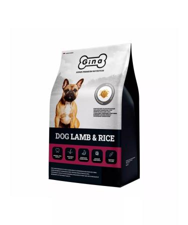 Gina Dry hypoallergenic food for dogs lamb and rice - 7.5 kg - Buy Online on GoSupps.com