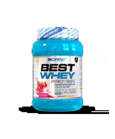 Scenit Nutrition Protein Best Whey 907g - taste strawberries - Buy Online on GoSupps.com