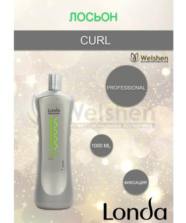 Londa Professional Curl Lotion with chem. curling color. And Porir. hair 1000ml