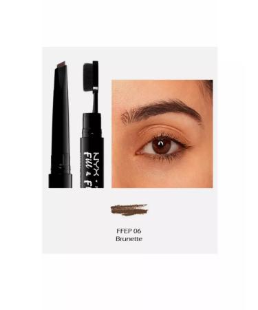 NYX Professional Makeup Fill & Fluff Eyebrow Pomade Pencil 06 eyebrows
