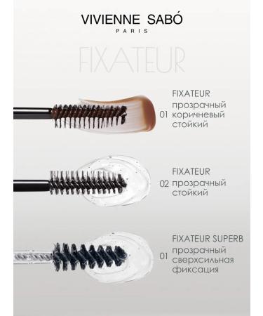 VIVIENNE SABO Fixing eyebrow gel transparent persistent Fixateur 02 - Buy Online on GoSupps.com